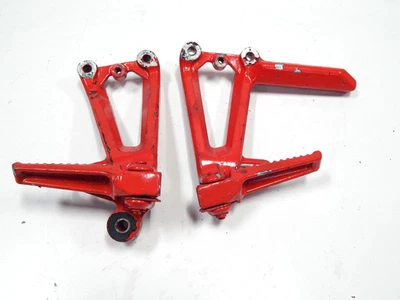 99 00 HONDA CBR 600 F4 CBRF4 600F4 izquierda/derecha pasajero trasero clavijas soportes de montaje Foto 1 de 4