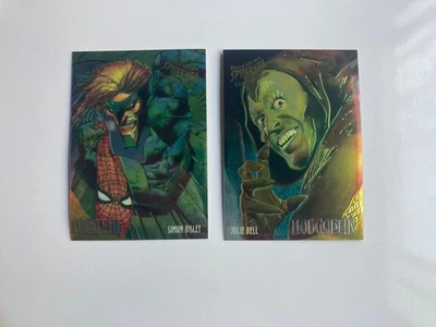 Fleer Ultra Spider-Man Golden Web Marvel Chase Cards ( Vulture – Simon + 1 free) - Image 1 of 4