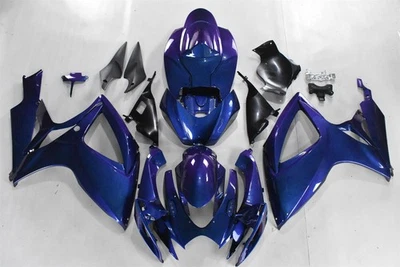 Carenado Chameleon Magic azul púrpura apto para Suzuki GSXR600 GSXR750 2006 2007 ABS Foto 1 de 4