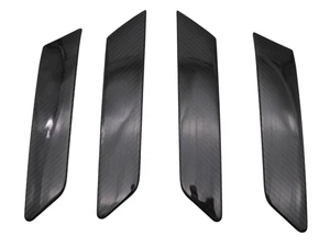 Inner Door Armrest Grab Cover Trim Fits 21-25 Ford Bronco Gloss Dry Carbon Fiber - Picture 1 of 6
