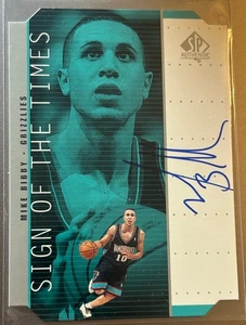 MIKE BIBBY 1999-00 SP AUTÉNTICO SIGNO DE LOS TIEMPOS EN TARJETA AUTOMÁTICA - Imagen 1 de 1
