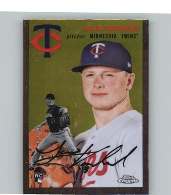 2023 Topps Chrome Platinum Anniversary - Louie Varland #115 (RC) - Image 1 of 2