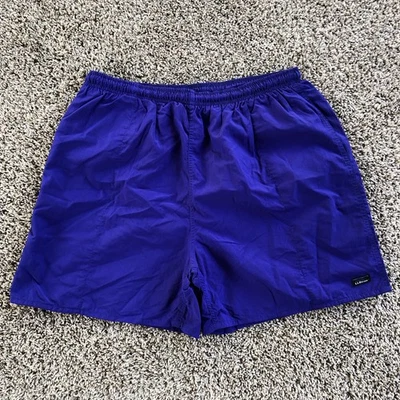 Vintage LL Bean Swim Trunk Shorts Mens Size XL Purple Mesh Lined Made In USA EUC - Image 1 of 4