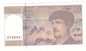 (FR1) 20 FRANCS DEBUSSY 1997 NEU Fayette 66ter.2 Alph W.060 20F215 - Bild 1 von 2
