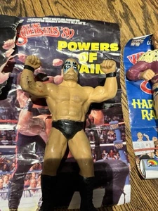 Vintage LJN WWF Warlord Powers Of Pain 1989 Wrestling Figure I3 —with Poster - Picture 1 of 2