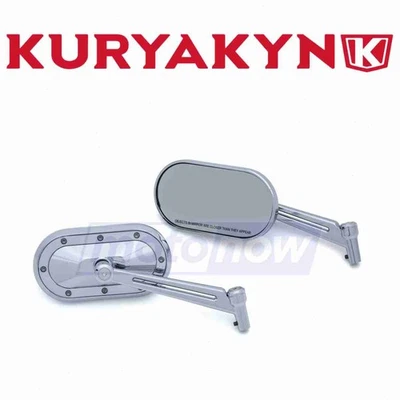 Kuryakyn Heavy Industry Mirrors for 1996-2017 Harley Davidson XL1200C gv - Imagem 1 de 4