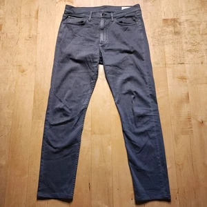 Rag & Bone Jeans Herren 34x30 (33x32 Etikett) Grau Fit 2 Slim Tin Stretch Denim Hose - Bild 1 von 12