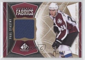 2009-10 SP Game Used Edition Authentic Fabrics Gold /100 Paul Stastny #AF-PA