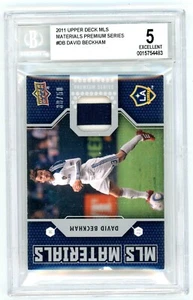 Camiseta 2011 cubierta superior MLS Materials Premium/50 David Beckham La Galaxy BGS - Imagen 1 de 2
