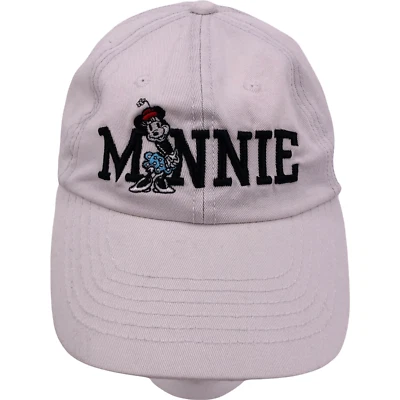 Детская бейсбольная кепка Minnie Mouse белая вышитая регулируемая Disney - Изображение 1 из 4