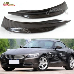 For BMW E89 Z4 2009-2013 Carbon Fiber Front Bumper Splitter Corner Cover Trim - Bild 1 von 7