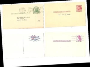 Good Condition Four Different US Postage Postcard - Picture 1 of 1