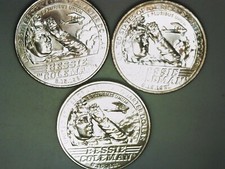 2023 P D S Bessie Coleman 3 Coin Set. Free Shipping!
