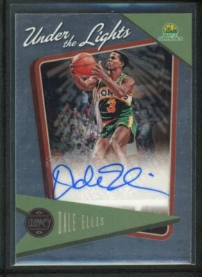 2022-23 DALE ELLIS 71/99 AUTO PANINI CHRONICLES LEGACY UNDER THE LIGHTS - Image 1 of 2