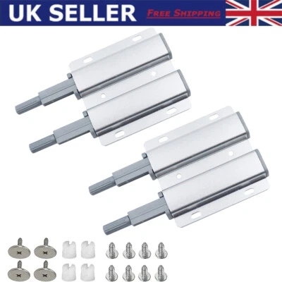 Heavy Duty Magnetic Push To Open Catch Cabinet Door Push Release Touch Latch Tip - Image 1 of 4