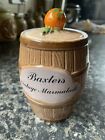 Baxters Vintage Marmalade Governcroft Pottery Scottish Marmalade Pot / Jar Retro