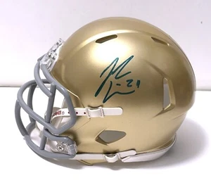 JACK KISER - Signed/Autographed - NOTRE DAME FIGHTING IRISH Mini Helmet w/COA a - Picture 1 of 1
