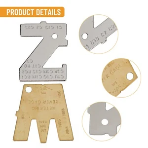 Metering Lever Tool For Walbro 500-13-1 For Zama ZT-1 Carburetors Factory Plated - Picture 1 of 3