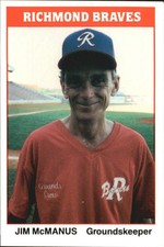 1987 Richmond Braves TCMA #24 Jim McManus