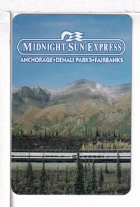 Single Railroad Playing Card "Alaska Midnight Sun Express" ARR 18, New Havlir # - Picture 1 of 1