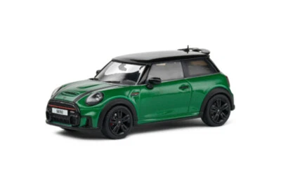 Mini John Cooper Works 2023 Verde Metallizzato Modellino 1:43 Solido - Immagine 1 di 4