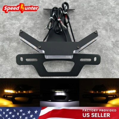 Tail Tidy License Plate Holder LED Signal Light For CFMOTO 250SR/300SR ABS 300SS - Image 1 of 4