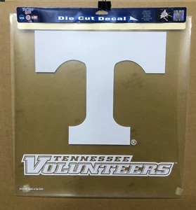 Tennessee University 17" x 17" large white die cut college DECAL by Wincraft - Picture 1 of 1