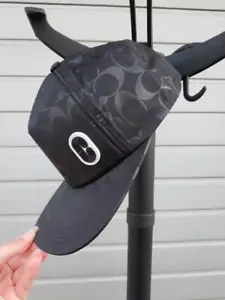 Gorra de béisbol Coach firma nailon sombrero de camionero 89723 en negro +-S-M - Imagen 1 de 11