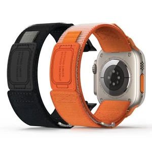 Correa de nailon para iWatch Apple Watch Series 10 9 8 7 SE 5 Ultra 2 38 mm - 49 mm - Imagen 1 de 10