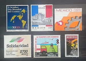 Mexico 1989/91 6 Value MNH 4FM18 - Picture 1 of 1