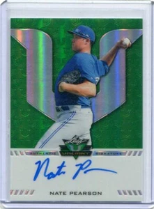 2017 Leaf Valiant Autographs Green Nate Pearson Auto 65/99 - Picture 1 of 1