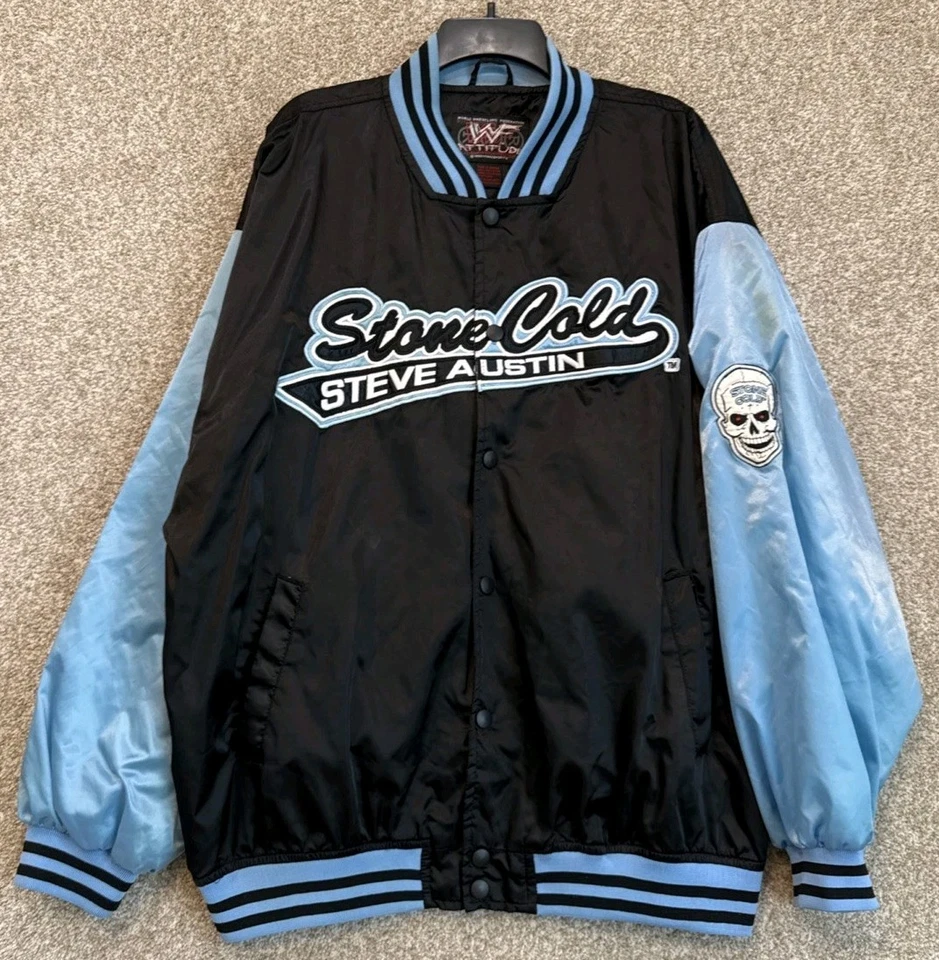 Chaqueta Titan Vintage Años 90 WWF Stone Cold Team Attitude Signature Series Talla XL Foto 1 de 4