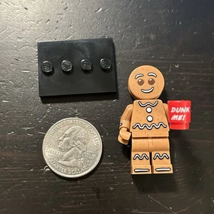 Lego Minifigure REAL MINI FIG cmf series 11 GINGERBREAD MAN 71002 collectible^ - Picture 1 of 1