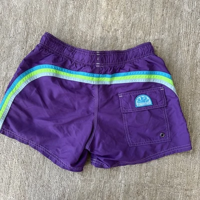 Sundek Swim Shorts Men's XSmall Purple Board Trunks Beach Surf Lined - Image 1 of 4