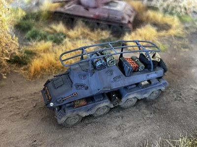 1:72 Sd.kfz. 263 schw. Panzerspähwagen, 3D Druck Resin, gebaut gebrusht gealtert - Bild 1 von 4