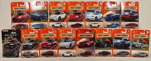 NEW 2025 MATCHBOX  TESLA MODEL 3, S, X , Y  & ROADSTER LOT 15 VHTF - Picture 1 of 2
