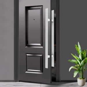 31.5*1.57*0.4in Stainless Steel Sliding Door Handle Double Sided Push Handle - Picture 1 of 10