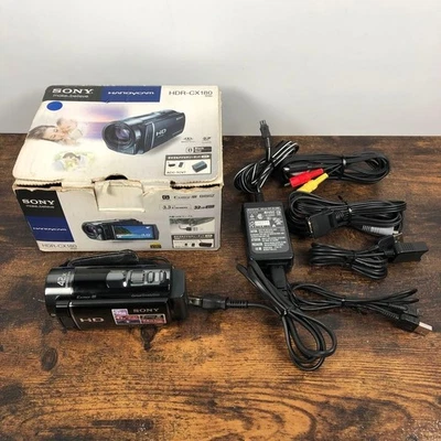 Sony HDR-CX180 Handycam HD Video Camera Camcorder 30x Optical Zoom Black W/Box - Image 1 of 4