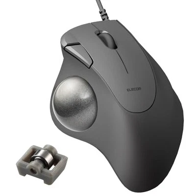 ELECOM Ergonomic Comfort Design Trackball IST Wired USB-A Connection  Super - Image 1 of 4