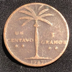 1 Centavo Bronzemünze Dominikanische Republik 1947 - sehr guter (sehr guter) Zustand - Bild 1 von 4