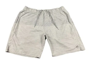 Pantaloncini Travis Mathew Uomo Taglia XL Zipline 2.0 Tasche Attive Sport Casual Grigio - Foto 1 di 6
