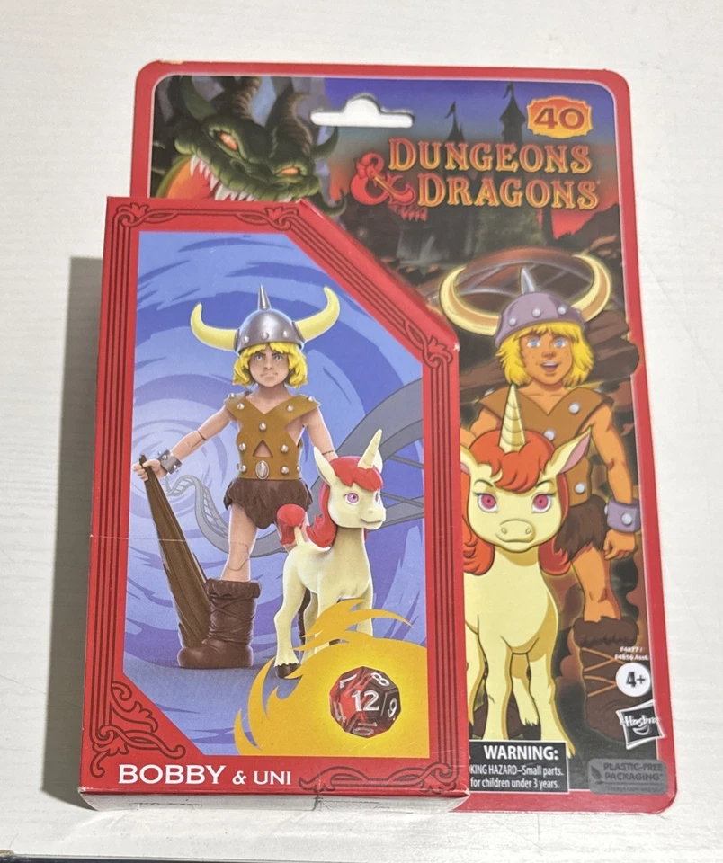 Figuras de acción Hasbro Dungeons & Dragons serie animada Bobby & Uni 2023 selladas Foto 1 de 2