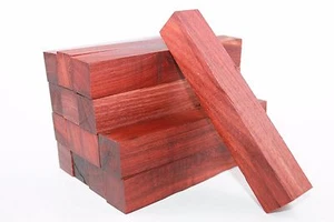 5 piezas pluma/pequeño proyecto de giro madera en blanco/palo de rosa 127 mmx15 mmx15 mm - Imagen 1 de 3