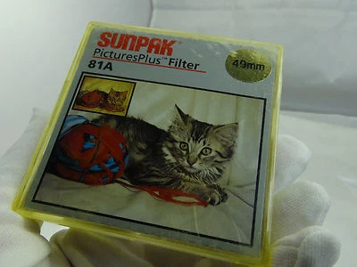 Sunpak 49mm 81A Warming Color Conversion Camera Lens Filter - Image 1 of 4