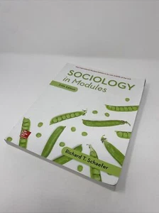 Ise Sociology in Modules by Richard T. Schaefer Paperback Book International Stu - Picture 1 of 4