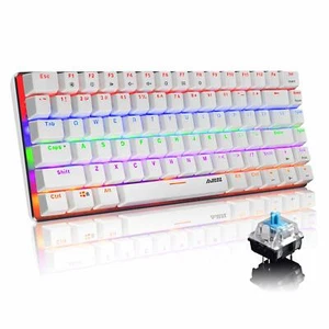 Mechanical Gaming Keyboard Rainbow LED Backlit 82 keys Anti-ghosting For Gamer - Picture 1 of 18