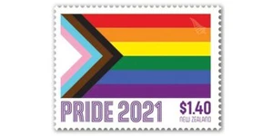 Nueva Zelanda - Estampilla del Orgullo Gay, 2021 - Imagen 1 de 1
