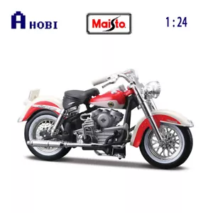 Maisto Harley Davidson 1:24 Scale 1958 FLH Duo Glide Diecast Model Motorcycle - Picture 1 of 2