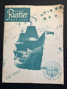 1957 Rust Craft Card Company Rustler Magazine Gift Shops Greeting Holiday Cards - Picture 1 of 7