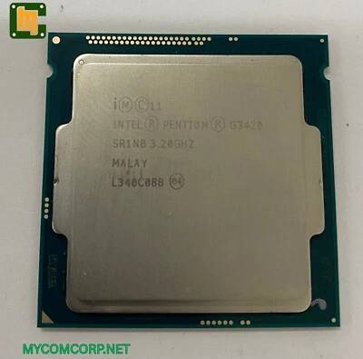 Intel Pentium G3420 3.20GHz Dual-Core 3MB LGA 1150 Processor P/N: SR1NB Tested - Image 1 of 3